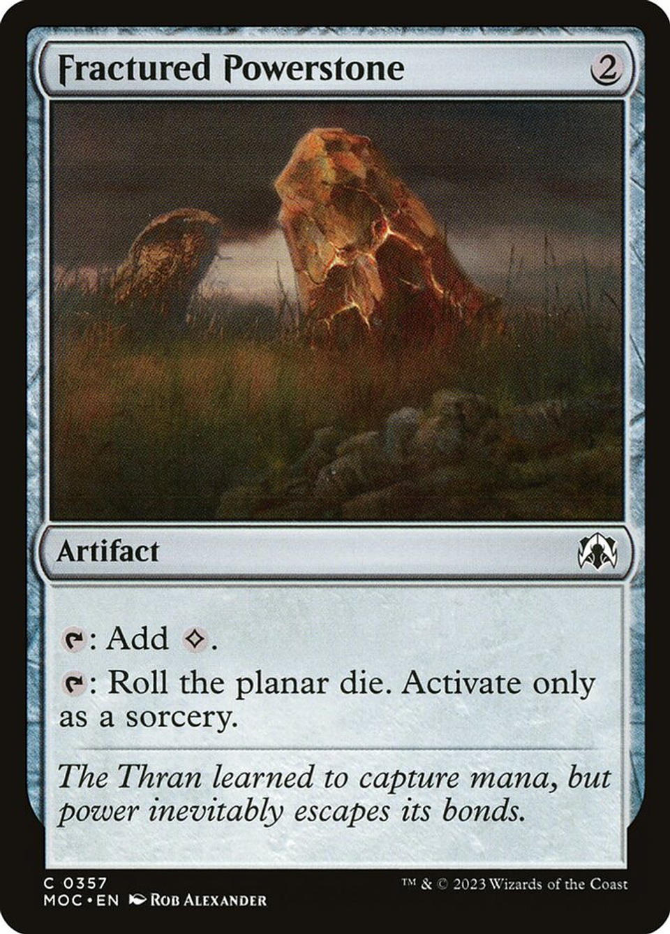 Fractured Powerstone | Inglés | NM | MOC 1