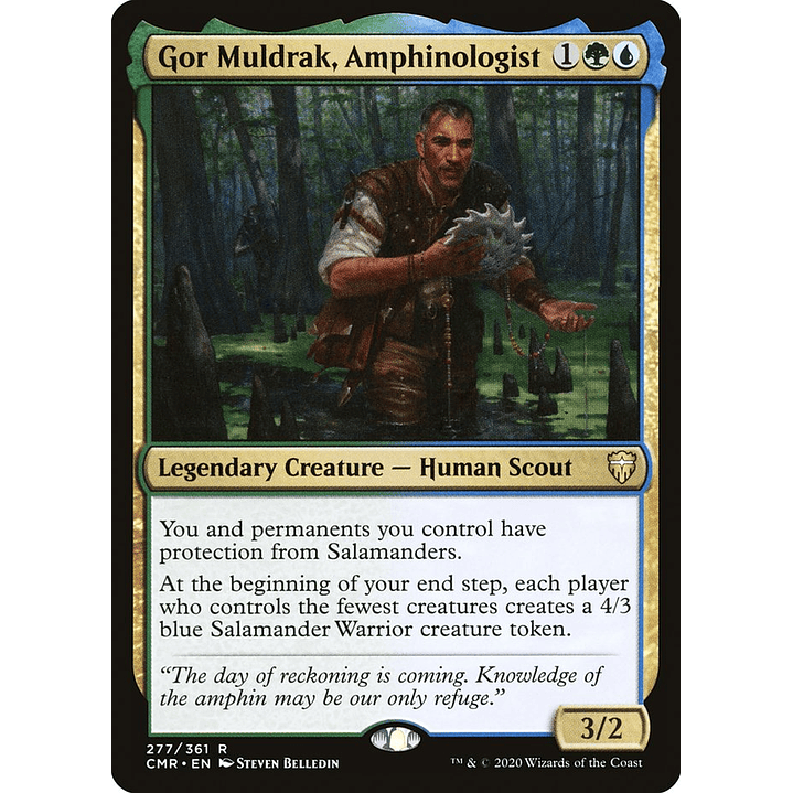 Gor Muldrak, Amphinologist (foil) | Inglés | NM | CMR 1