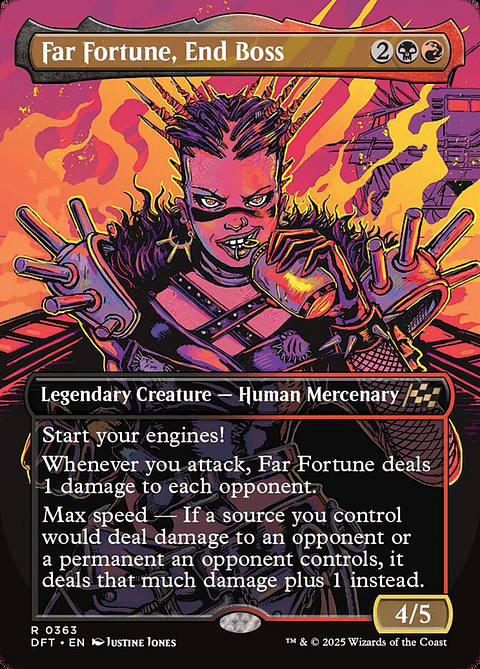 Far Fortune, End Boss (Borderless foil) | Inglés | NM | DFT
