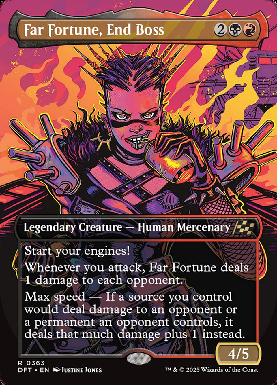 Far Fortune, End Boss (Borderless foil) | Inglés | NM | DFT 1