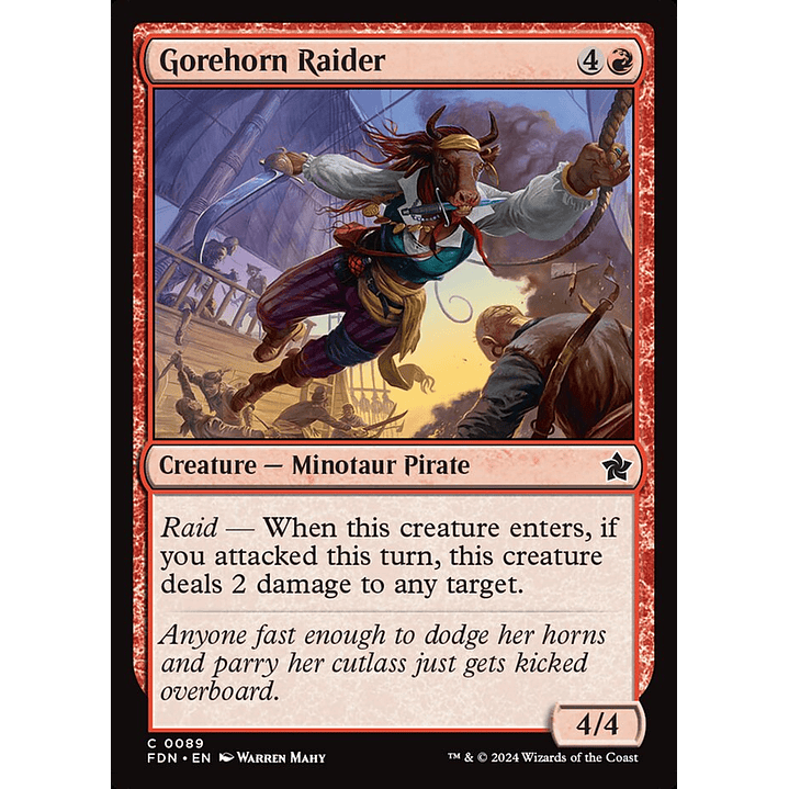 Gorehorn Raider | Inglés | NM | FDN 1
