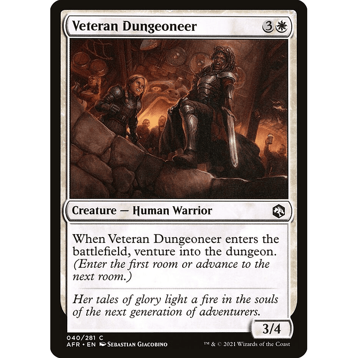 Veteran Dungeoneer (foil) | Inglés | EX | AFR 1