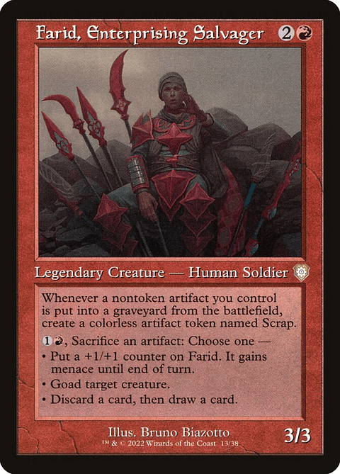 Farid, Enterprising Salvager (Retro Frame) | Inglés | NM | BRC