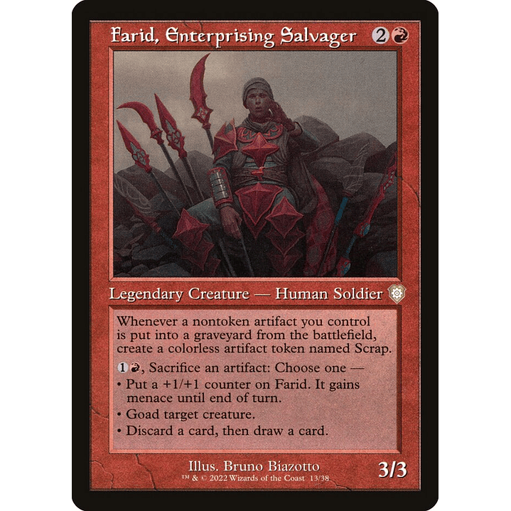Farid, Enterprising Salvager (Retro Frame) | Inglés | NM | BRC 1