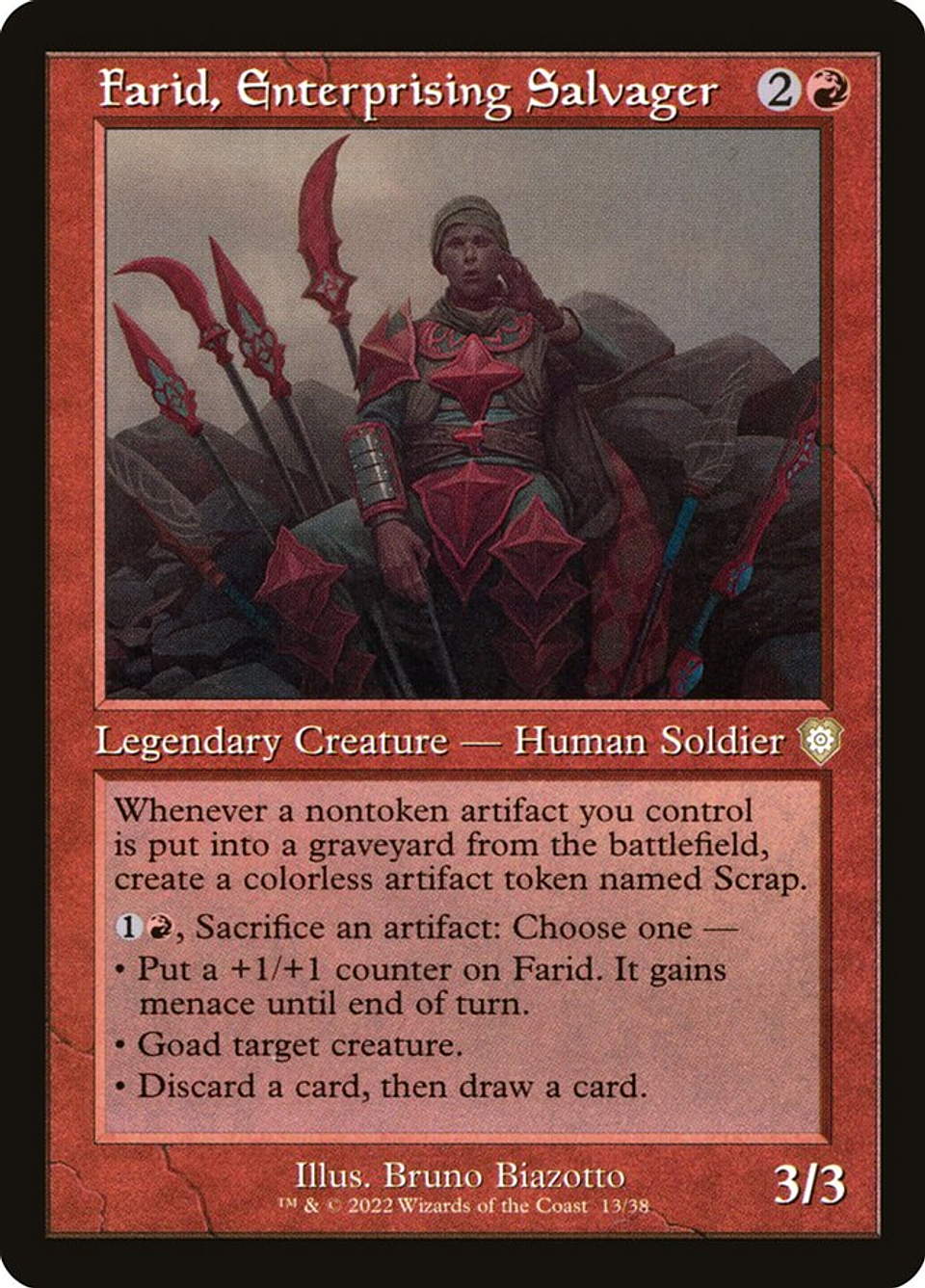 Farid, Enterprising Salvager (Retro Frame) | Inglés | NM | BRC 1