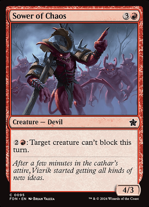 Sower of Chaos | Inglés | NM | FDN