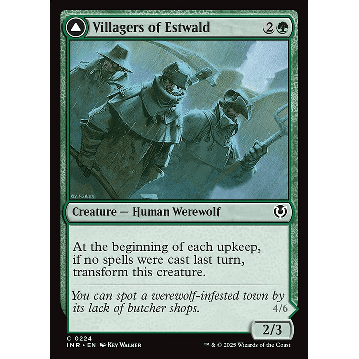Villagers of Estwald // Howlpack of Estwald | Inglés | NM | INR 1