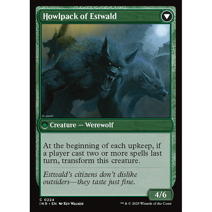 Villagers of Estwald // Howlpack of Estwald | Inglés | NM | INR 2