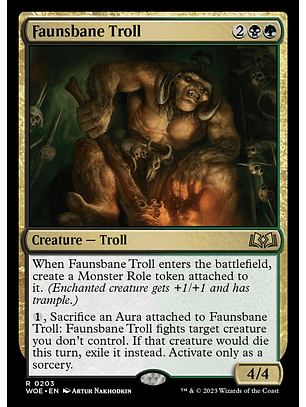 Faunsbane Troll (foil) | Inglés | NM | WOE