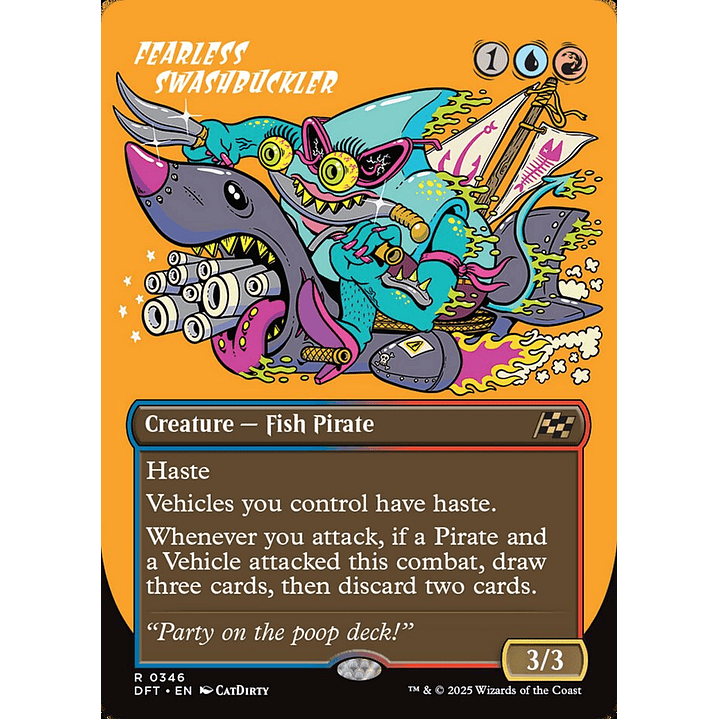 Fearless Swashbuckler (Borderless) | Inglés | NM | DFT 1