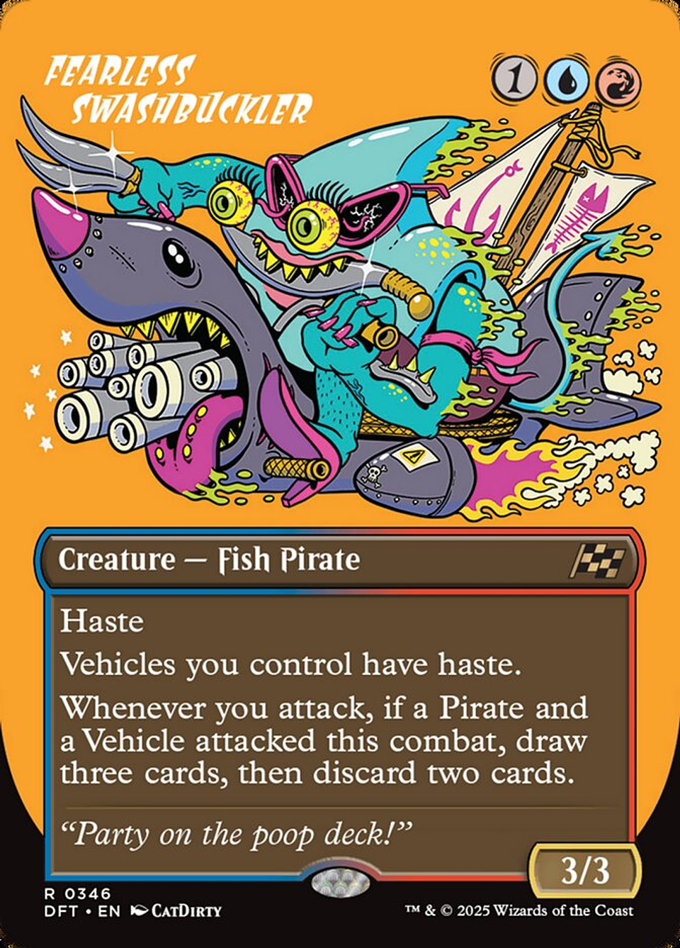 Fearless Swashbuckler (Borderless) | Inglés | NM | DFT 1