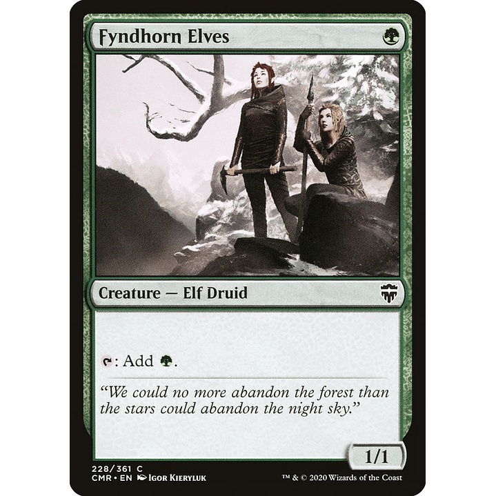 Fyndhorn Elves | Inglés | NM | CMR 1