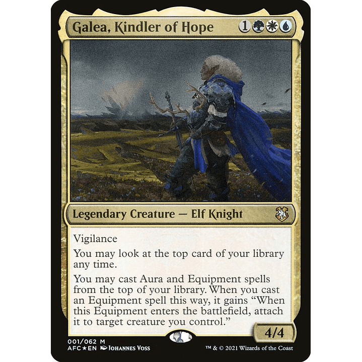 Galea, Kindler of Hope (foil) | Inglés | NM | AFC 1