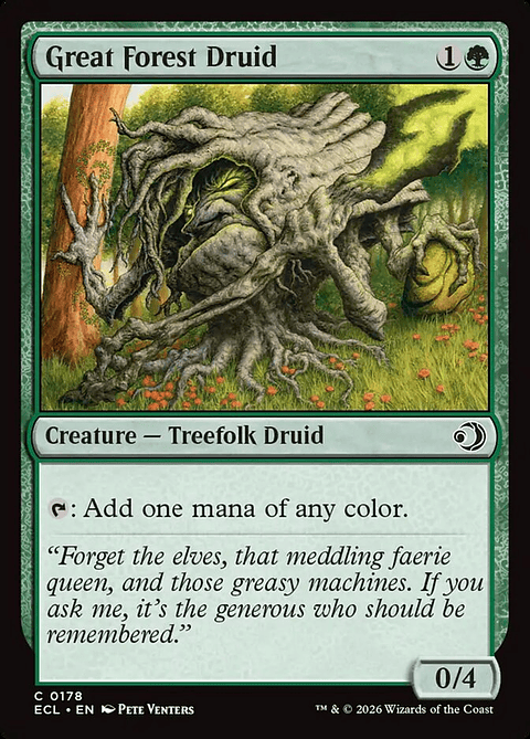 Great Forest Druid (foil) | Inglés | NM | ECL