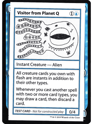 Visitor from Planet Q | Inglés | NM | CMB2