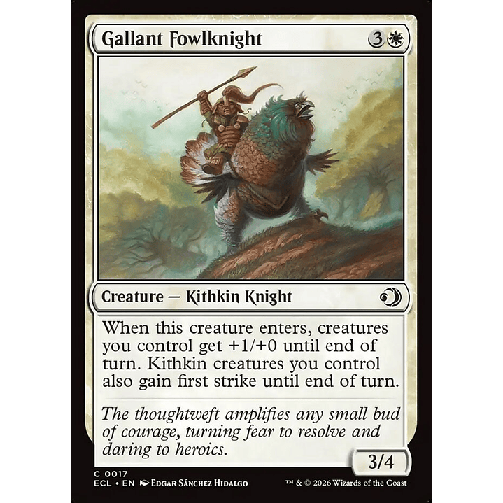 Gallant Fowlknight (foil) | Inglés | NM | ECL 1