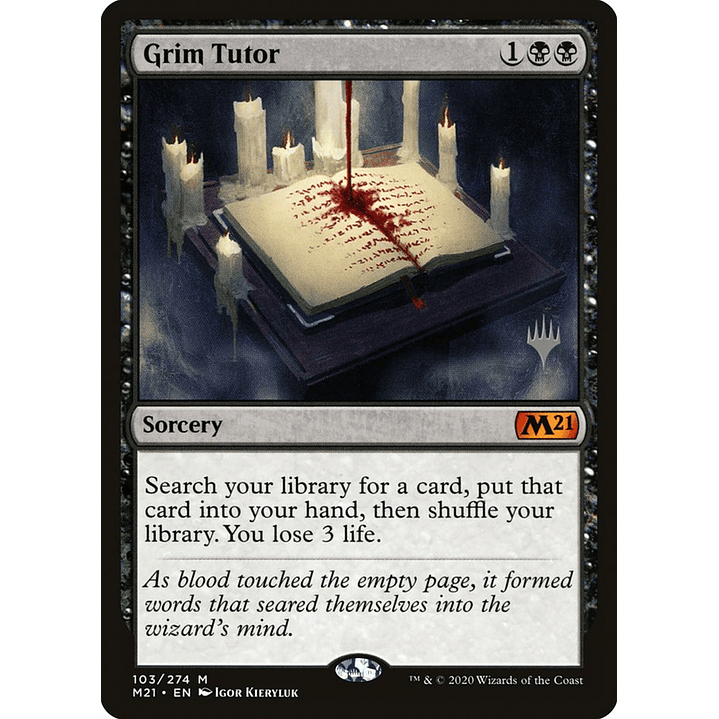 Grim Tutor (foil) | Español | NM | PM21 1