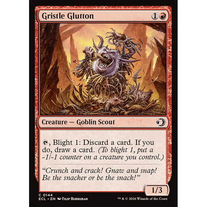 Gristle Glutton | Inglés | NM | ECL 1