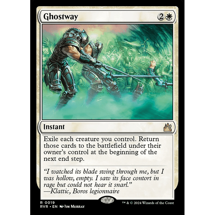 Ghostway | Inglés | NM | RVR 1