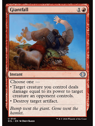 Giantfall (foil) | Inglés | NM | ECL
