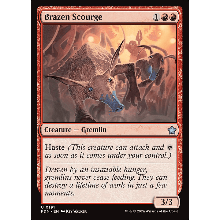 Brazen Scourge | Inglés | NM | FDN 1