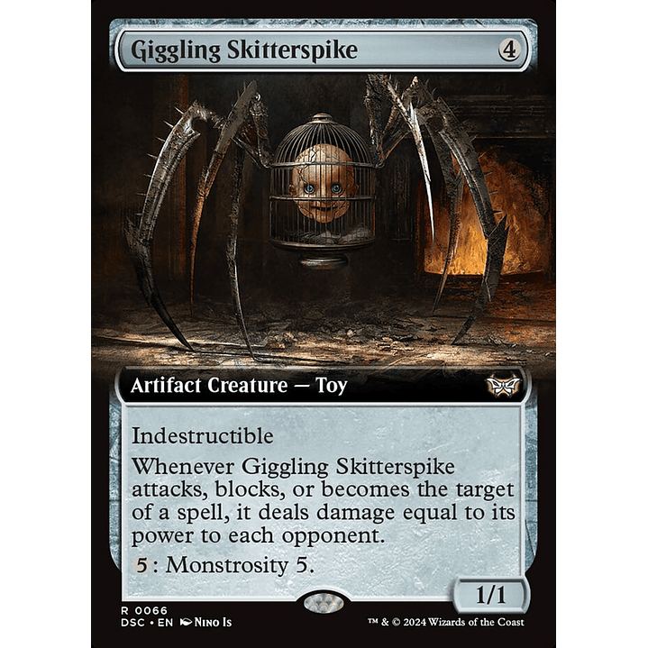 Giggling Skitterspike (Extended Art) | Inglés | NM | DSC 1