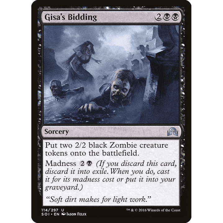 Gisa's Bidding | Inglés | EX | SOI 1