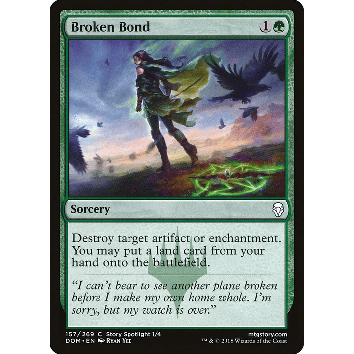Broken Bond | Inglés | NM | DOM 1