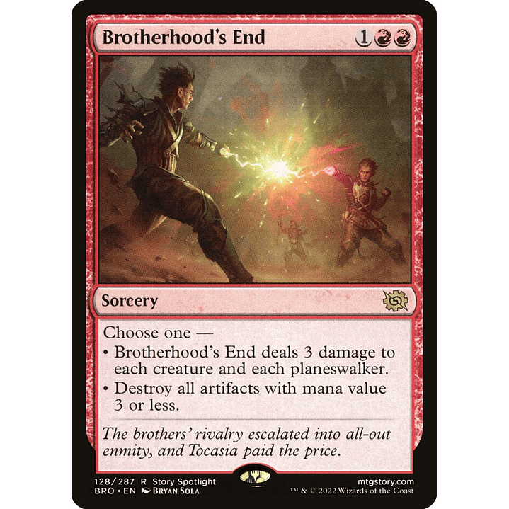 Brotherhood's End | Inglés | NM | BRO 1