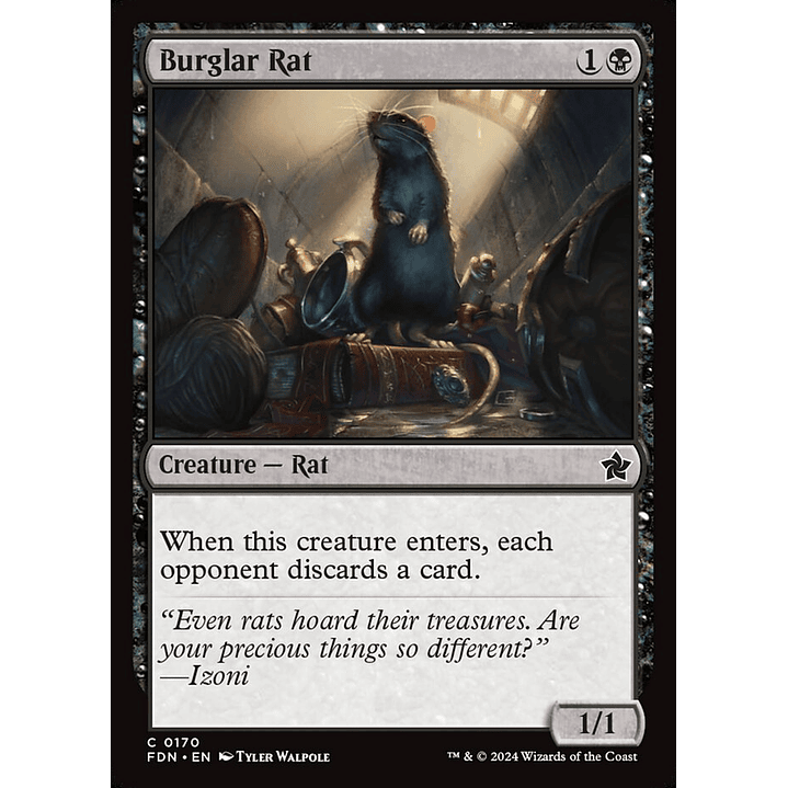 Burglar Rat | Inglés | NM | FDN 1