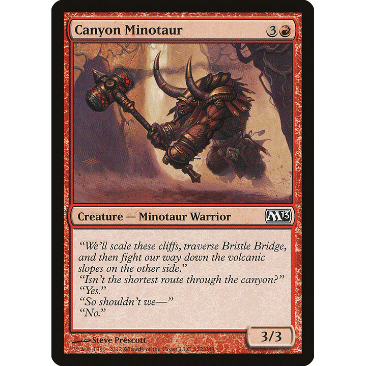 Canyon Minotaur | Español | EX | M13 1
