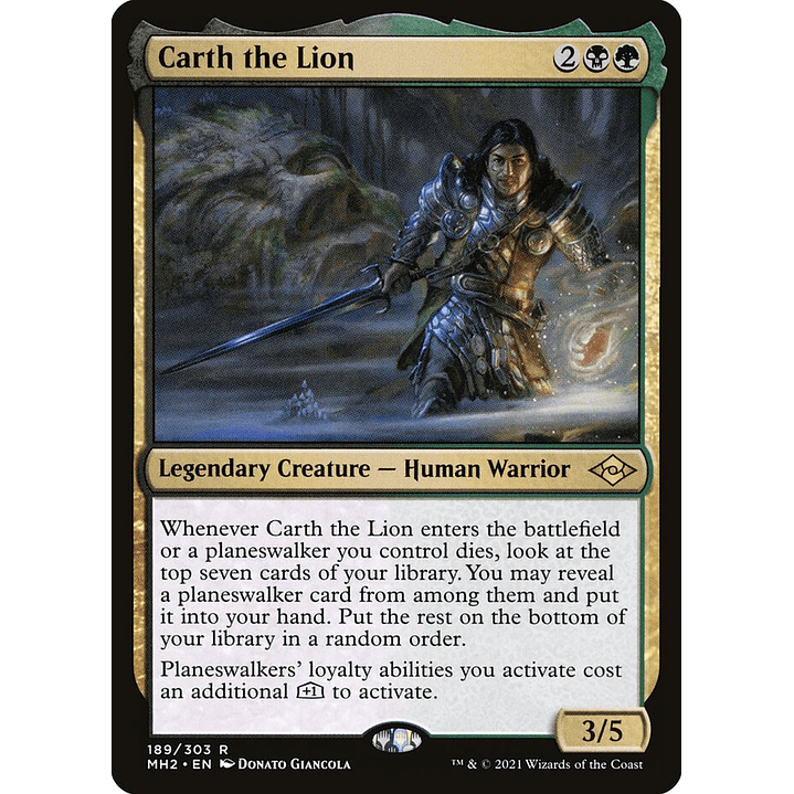 Carth the Lion (foil) | Inglés | EX | MH2 1