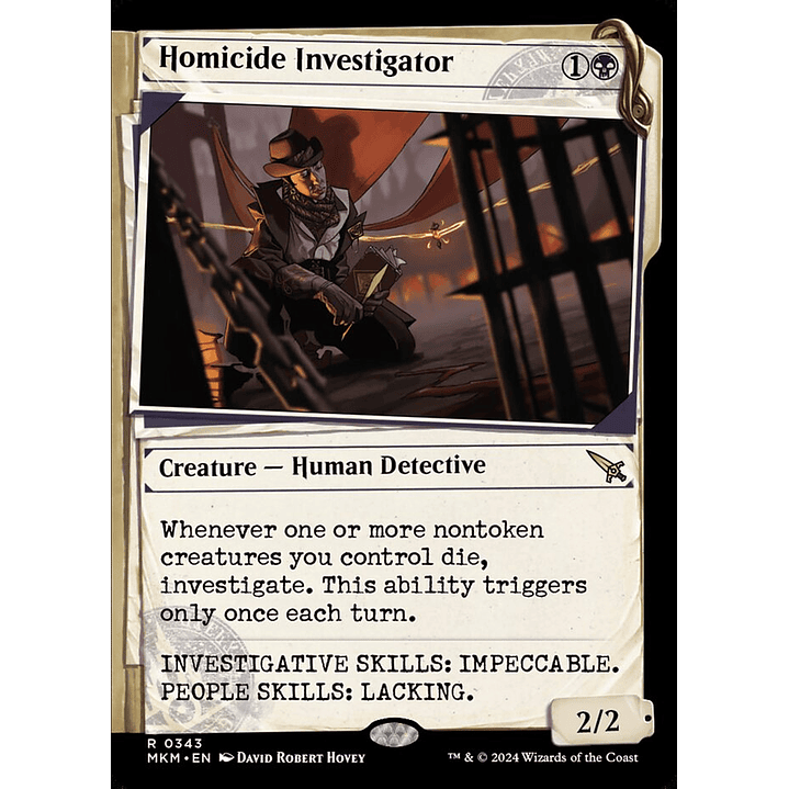 Homicide Investigator (Showcase) | Inglés | NM | MKM 1