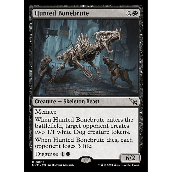 Hunted Bonebrute | Inglés | NM | MKM 1