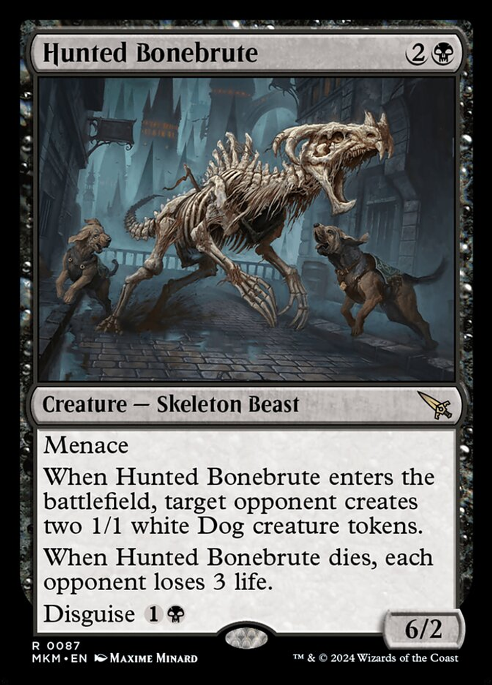 Hunted Bonebrute | Inglés | NM | MKM 1
