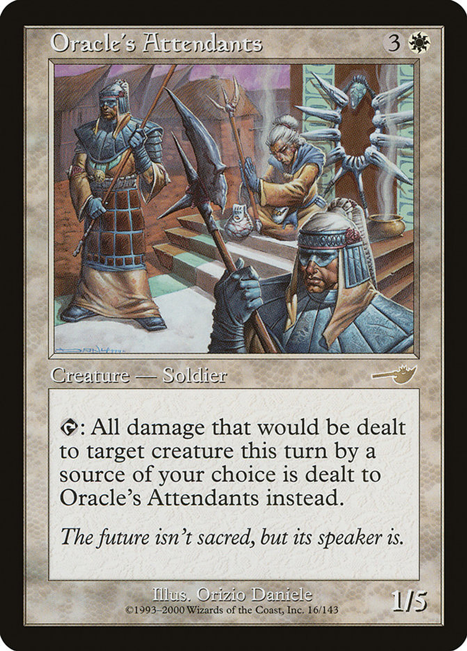 Oracle's Attendants (Retro Frame) | Inglés | VG | NEM 1