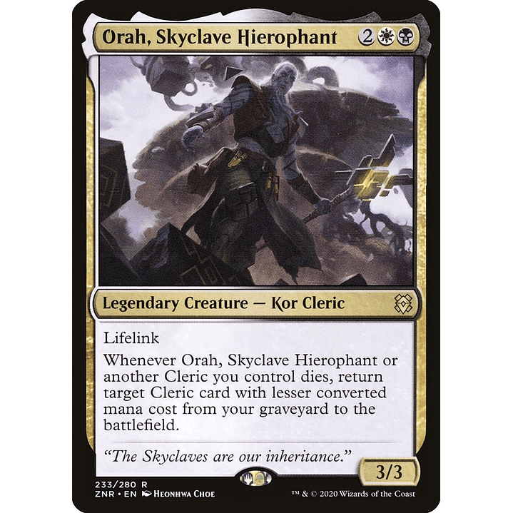 Orah, Skyclave Hierophant | Inglés | NM | ZNR 1