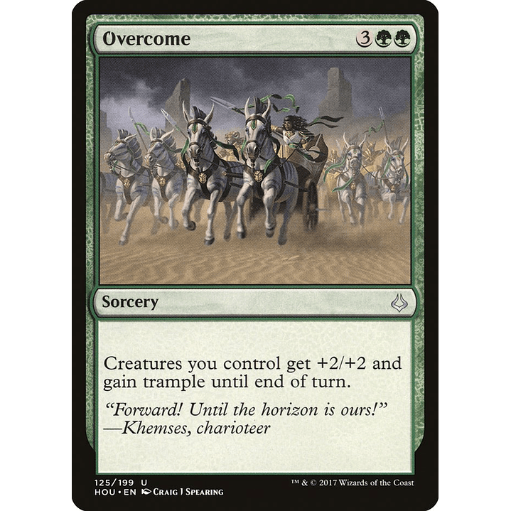 Overcome | Inglés | NM | HOU 1