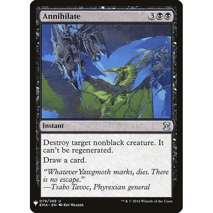 Annihilate | Inglés | NM | PLST 1