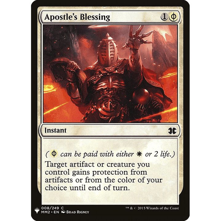 Apostle's Blessing | Inglés | NM | PLST 1