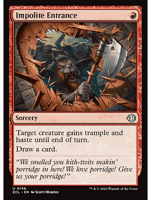 Impolite Entrance (foil) | Inglés | NM | ECL