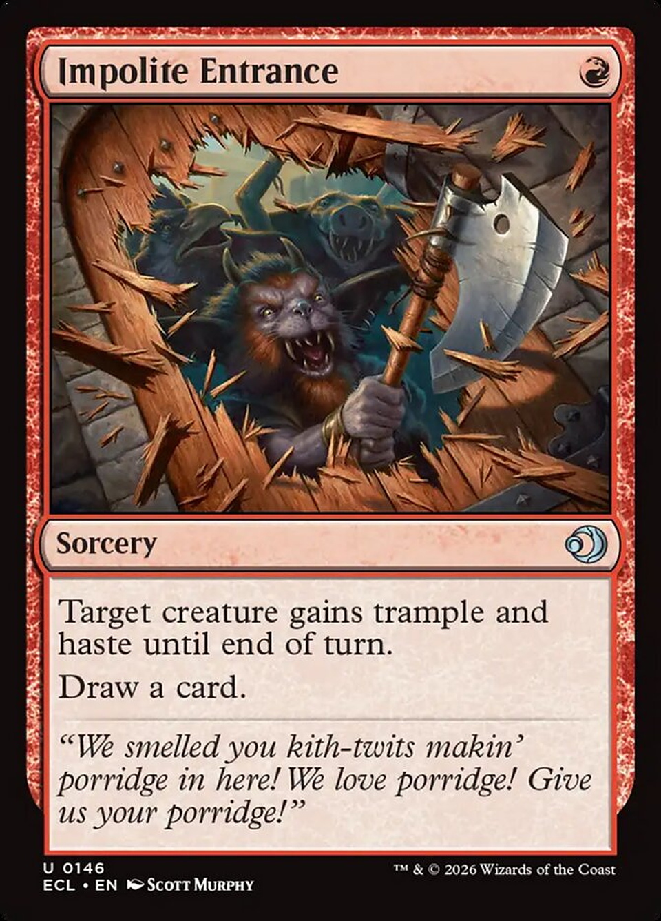 Impolite Entrance (foil) | Inglés | NM | ECL 1