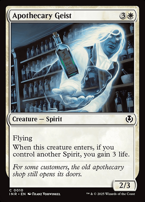 Apothecary Geist | Inglés | NM | INR