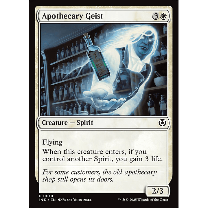 Apothecary Geist | Inglés | NM | INR 1