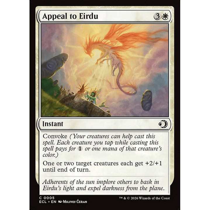 Appeal to Eirdu (foil) | Inglés | NM | ECL 1