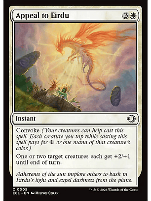 Appeal to Eirdu | Inglés | NM | ECL