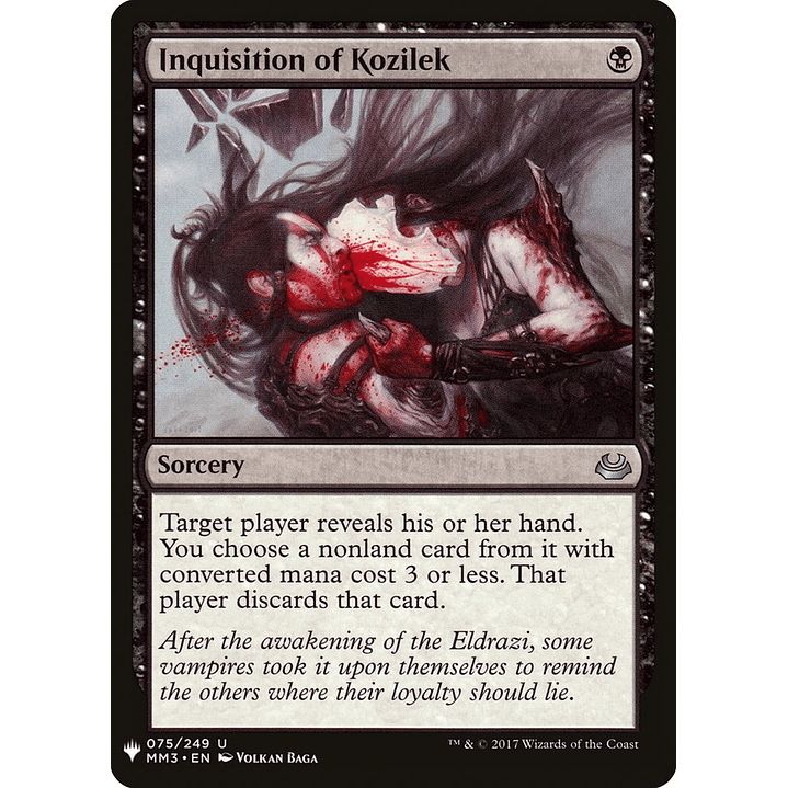 Inquisition of Kozilek | Inglés | NM | PLST 1