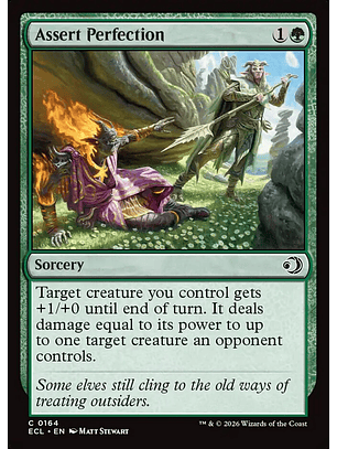 Assert Perfection (foil) | Inglés | NM | ECL