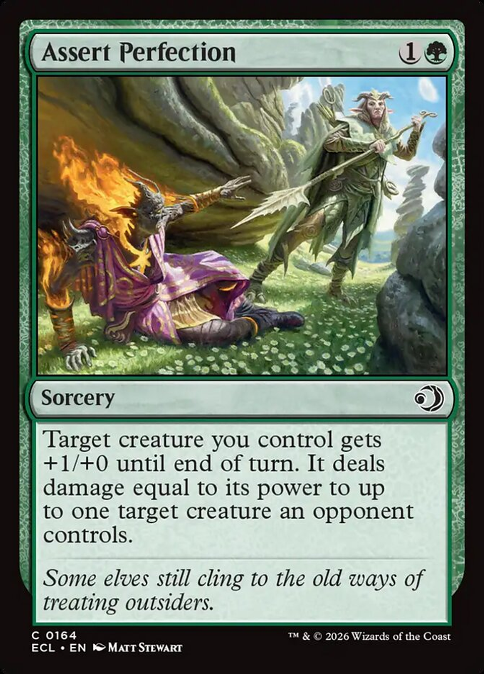 Assert Perfection (foil) | Inglés | NM | ECL 1