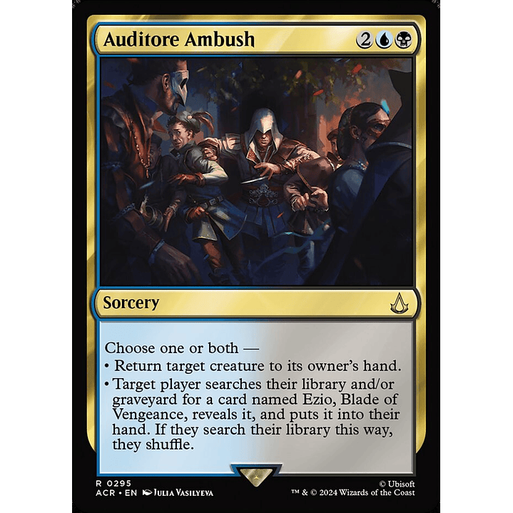 Auditore Ambush | Inglés | NM | ACR 1